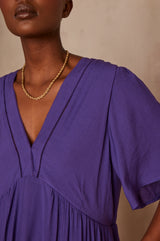 LUCE PURPLE MAXI DRESS