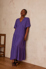 LUCE PURPLE MAXI DRESS