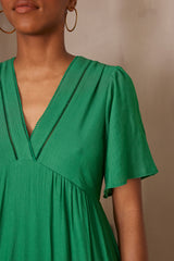 LUCE GREEN MAXI DRESS