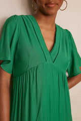 LUCE GREEN MAXI DRESS