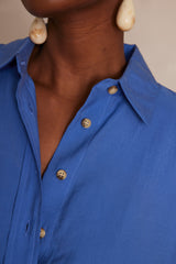 NAYAA BLUE SHIRT DRESS