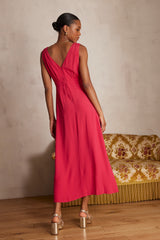 LUDIVINE FUCHSIA LONG DRESS