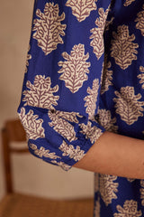 LEANA PRINTED COTTON DRESS
