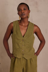CASSANDRE SAGE VEST