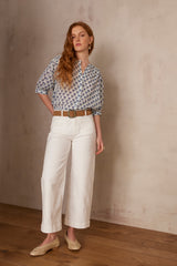 LEA WHITE COTTON JEANS