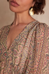 LIVIA BOHEMIAN PRINTED DRESS