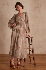 LIVIA BOHEMIAN PRINTED DRESS