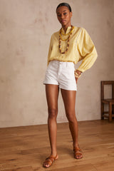 DUNE WHITE DENIM SHORTS