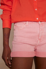DUNE PINK DENIM SHORTS