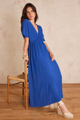 REBECCA ROYAL BLUE LONG DRESS
