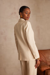 FLORINE CREAM TAILORED JACKET