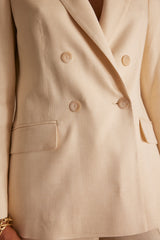FLORINE CREAM TAILORED JACKET