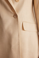 FLORINE CREAM TAILORED JACKET