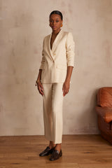 FLORINE CREAM TAILORED JACKET