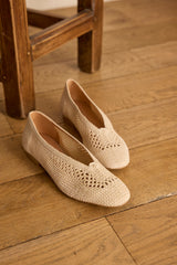 MAE NATURAL BALLET FLATS