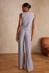 LAYLA GLACIER STRIPED TROUSERS