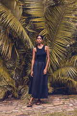 LYS BLACK COTTON KNIT DRESS