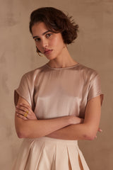 PENELOPE SATIN TOP