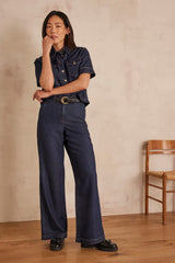 ADELE WIDE LEG LYOCELL TROUSERS