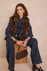 ADELE WIDE LEG LYOCELL TROUSERS