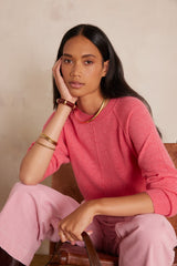 ARY BIS CASHMERE PINK JUMPER