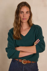 BARY GREEN CASHMERE JUMPER