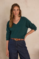 BARY GREEN CASHMERE JUMPER