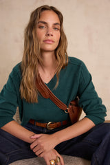 BARY GREEN CASHMERE JUMPER