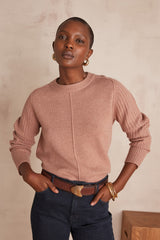 BROOKLYN PINK WOOL JUMPER