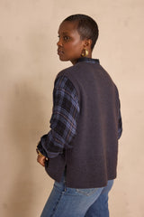 BARCLAY PETROL SLEEVELESS WOOL JUMPER