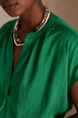 PHANIE GREEN BLOUSE