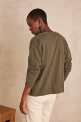 BAYRON KHAKI CARDIGAN
