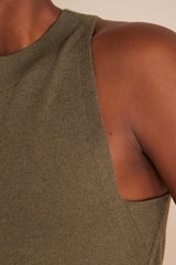 BAYRON BIS KHAKI TANK TOP