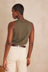 BAYRON BIS KHAKI TANK TOP