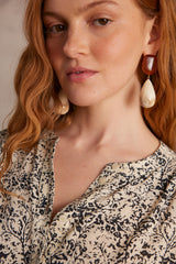 PROMISE INK PRINTED BLOUSE