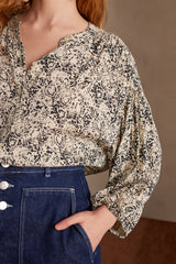 PROMISE INK PRINTED BLOUSE