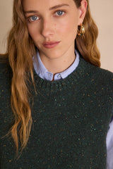 BASTIANO SLEEVELESS WOOL JUMPER