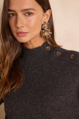 BRADLEY CASHMERE ANTHRACITE JUMPER