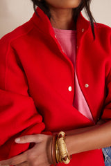 ARTHUR RED WOOL JACKET