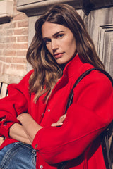 ARTHUR RED WOOL JACKET