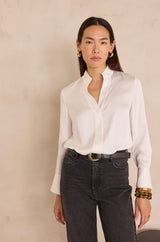 BASILE ECRU BLOUSE