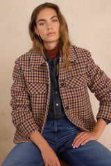 SOLANGE DENIM EFFECT SHIRT