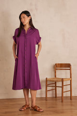 NAYAA DARK FUCHSIA DRESS