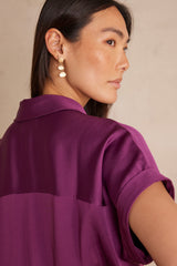 NAYAA DARK FUCHSIA DRESS