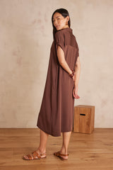 NAYAA CHOCOLATE DRESS