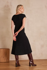 RIVIA BLACK KNIT DRESS