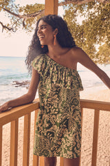 LINETTE GREEN PRINTED DRESS