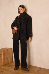 BRANDO WOOL TURTLENECK BLACK JUMPER