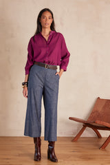 BERTHIE WIDE LEG TROUSERS