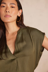 PHANY KHAKI BLOUSE